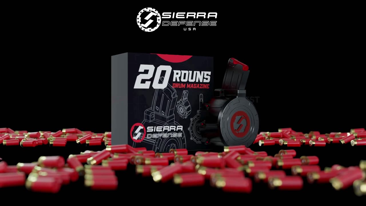 Sierra DefenseĀ® 20-Round Drum Mag | Patented System for MKA1919 & AR-Style 12GA Platforms
