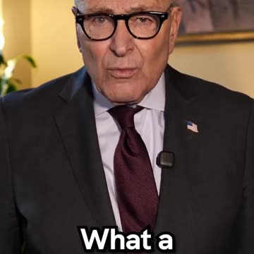 I can't believe I'd EVER AGREE with Schumer