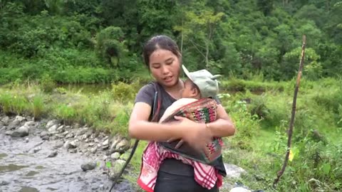 30 day and night journey with my children to catch fish - trap giant fish to sell at the market