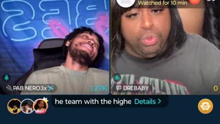 Dre baby live and let Supah have it, even blocks TeeTee
