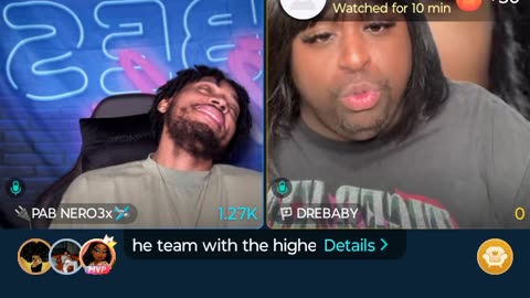 Dre baby live and let Supah have it, even blocks TeeTee