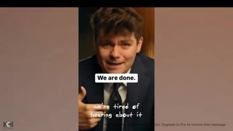 Nick Fuentes says we are done, tired. black fatigued.