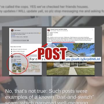 Fact Check: Posts About 'Missing Daughter' Blasia Lackey Are SCAMS