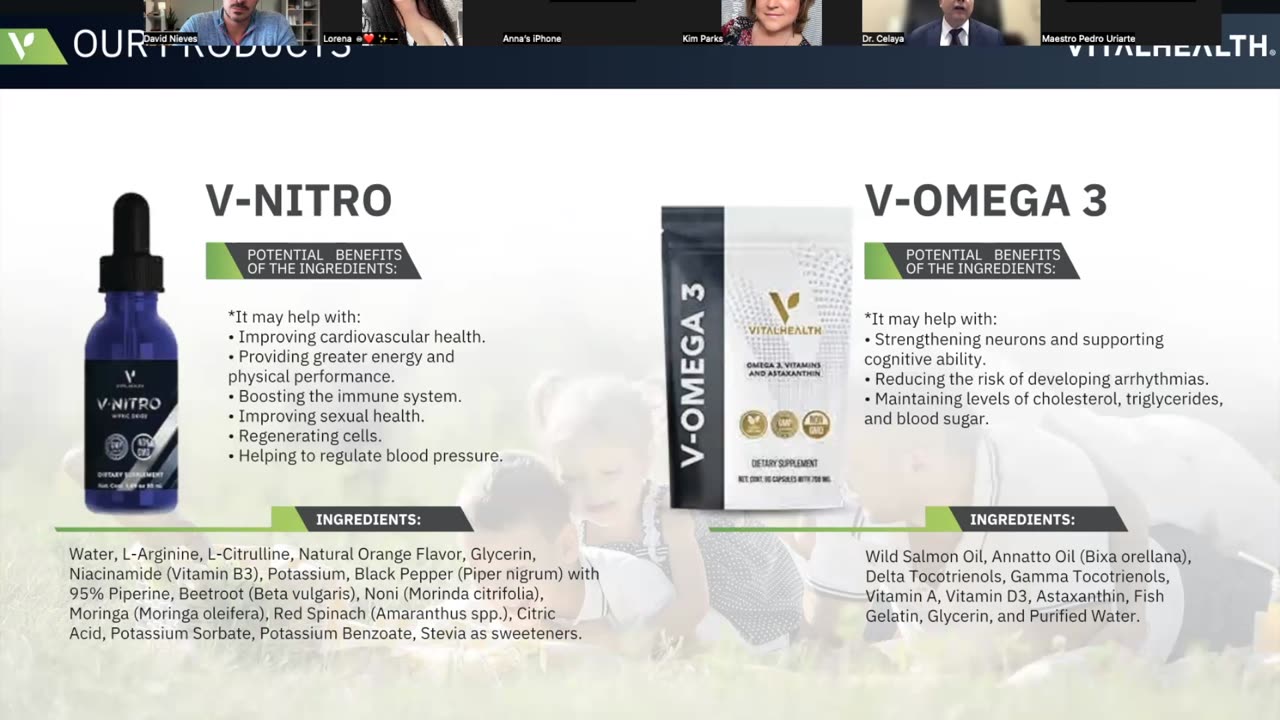 Dr. Celaya Vital Health Product Training