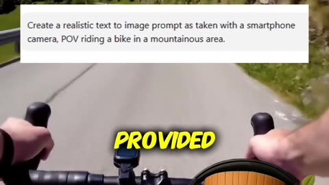 How to make a mountain biking video with a camera view on the driver #vlog #ai #aishorts