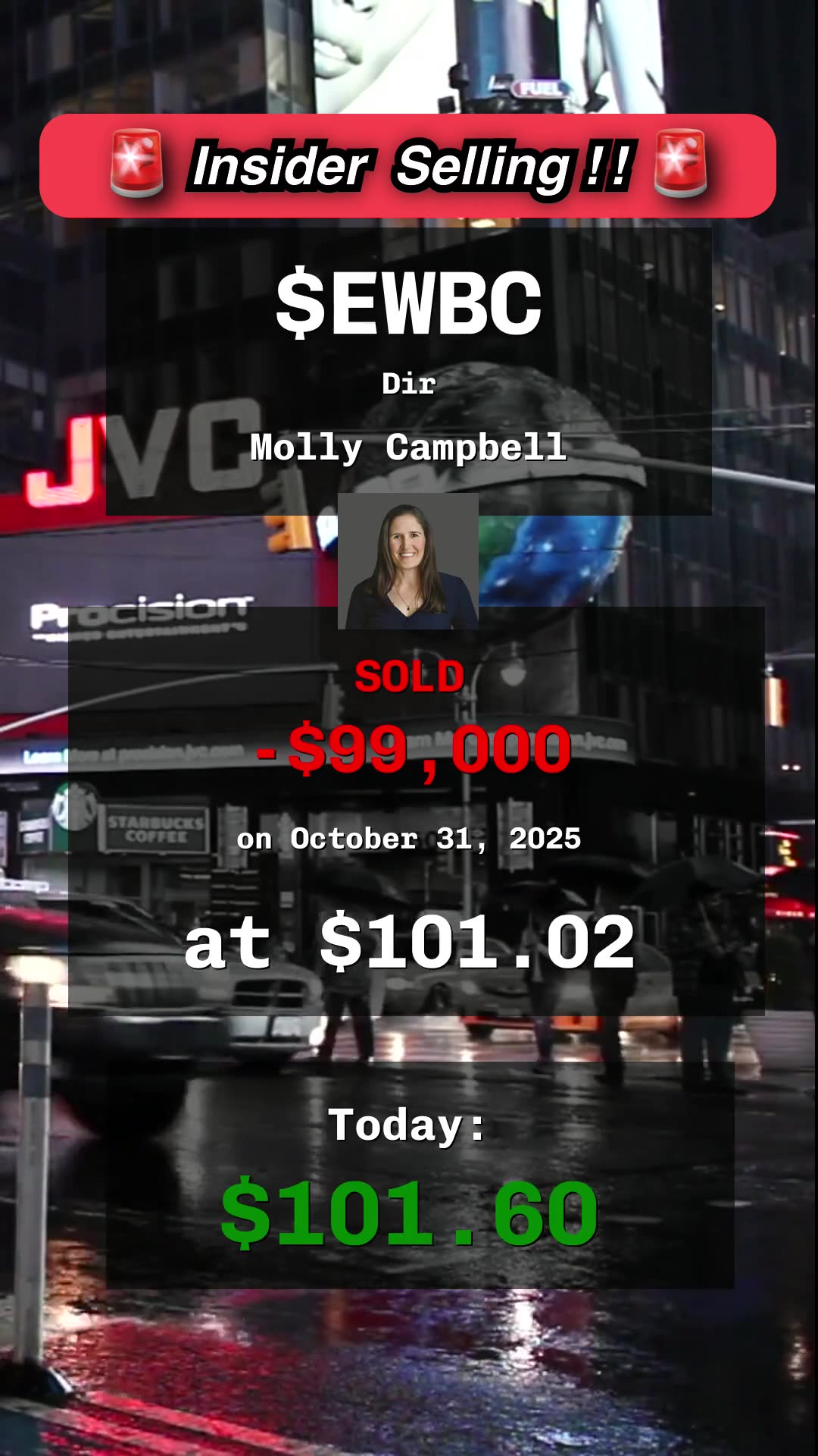 🔥 insider selling at $ATEC, $EIX, $EWBC, $FOX #insidertrading #stocks #finance