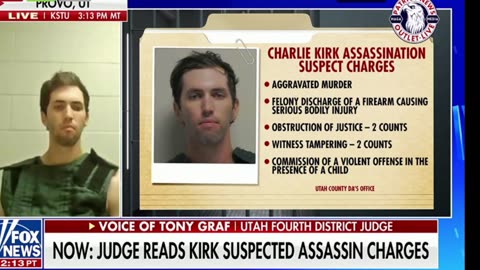 Tyler Robinson, appeared in court today fatally shooting Charlie Kirk on Sept. 10.