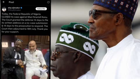 BREAKING: post by legal special counsel to Mazi Nnamdi Kanu, barrister Aloy Ejimakor