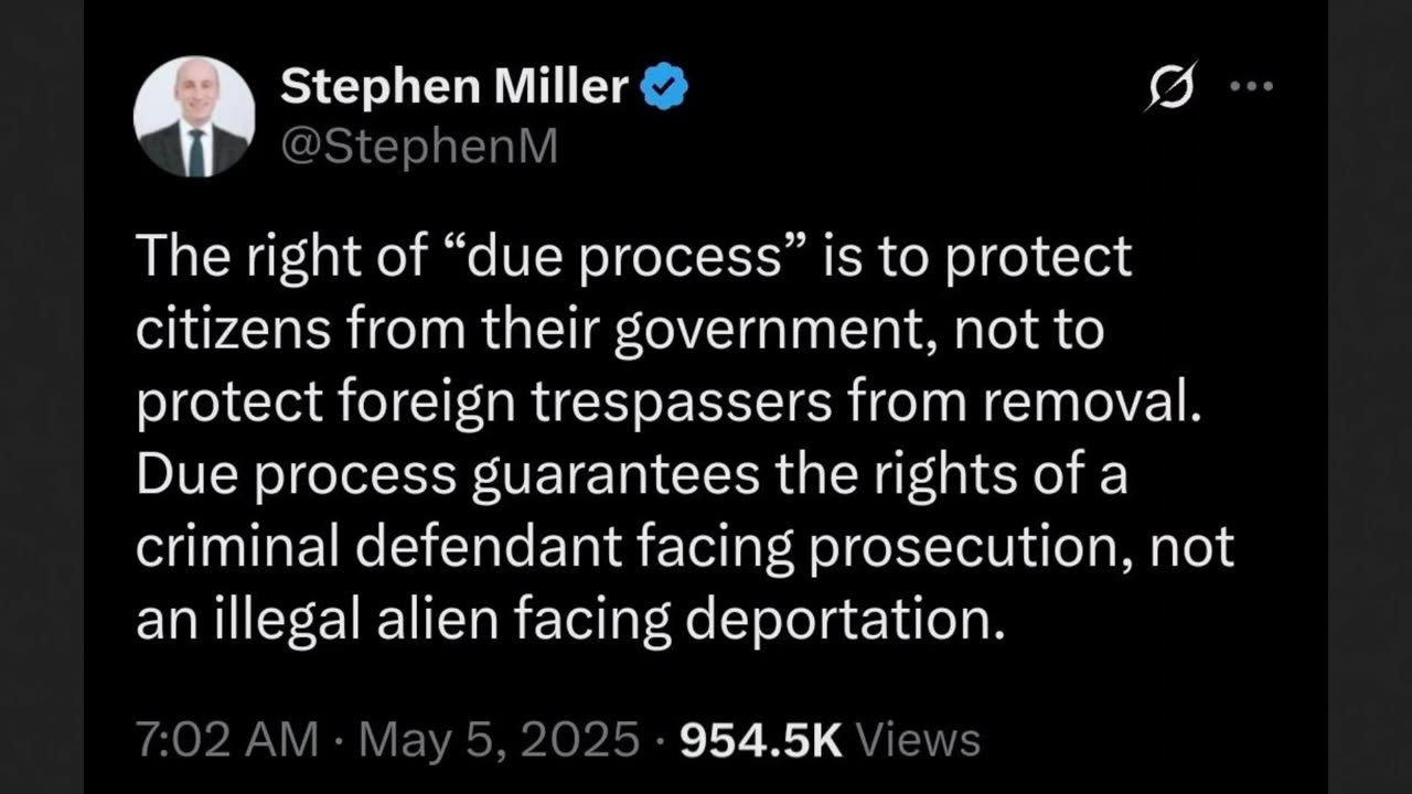 Stephen Miller on Due Process and Invaders - Political Jewish Magic Trick