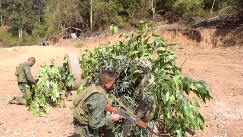 🛡️🇲🇲 Myanmar War | AA Special Forces Training for Leadership Security | RCF