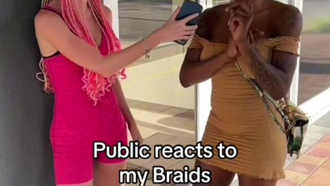 Public reacts to my braids