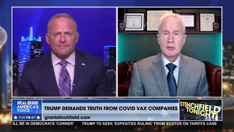 PRESIDENT TRUMP DEMANDS ANSWERS FROM COVID VAX COMPANIES