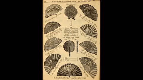1890 Bloomingdale Brothers Illustrated Fashion Catalogue No Sound, Historical Reference