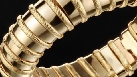 PATTERNED TUBOGAS CHAIN BRACELET