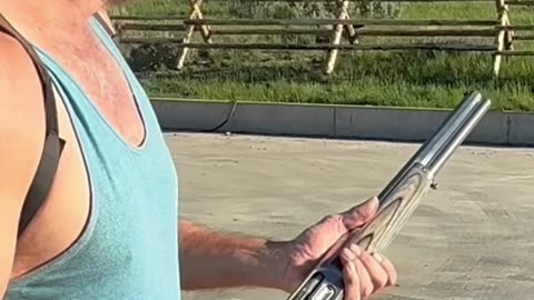 Tim demos the recoil on a .50 Alaskan