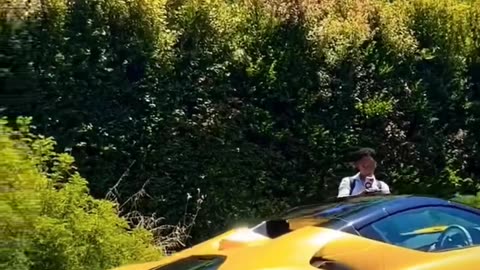 Must-See: Ferrari Revealed from Open Trailer | Car Shipping in Action!
