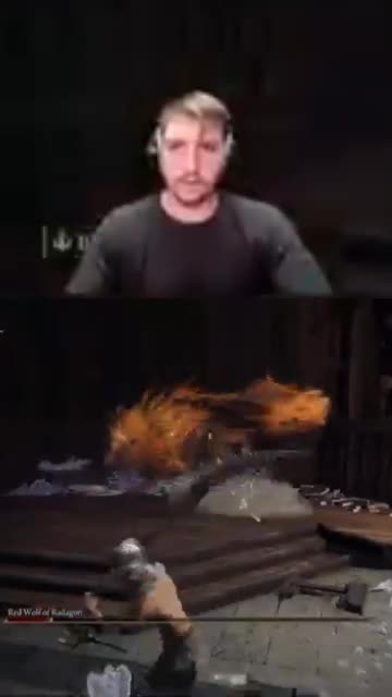 First time #Playthrough in #EldenRing fighting the Red Wolf!. Bark Bark Woof Woof or oof oof?