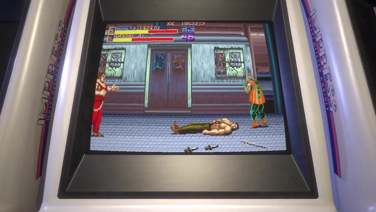 Capcom Arcade Stadium Final Fight Haggar Round 2