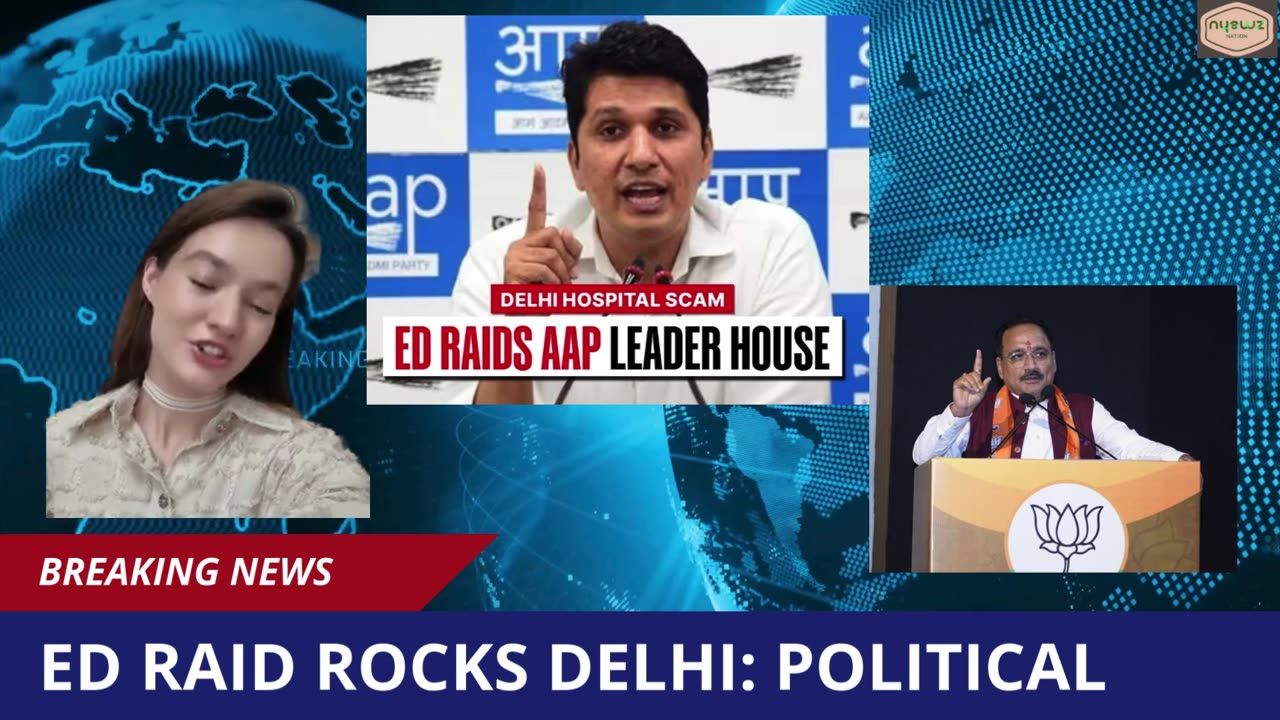 ED Raid Rocks Delhi Political Tempest Erupts Between AAP and BJP