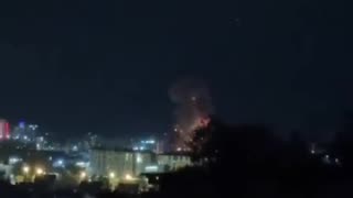 Insane Footage of Russian Anti-Aircraft Missile Hitting a Building in Sochi