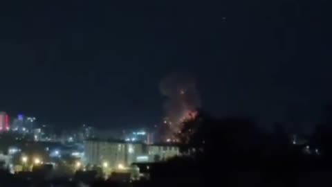 Insane Footage of Russian Anti-Aircraft Missile Hitting a Building in Sochi