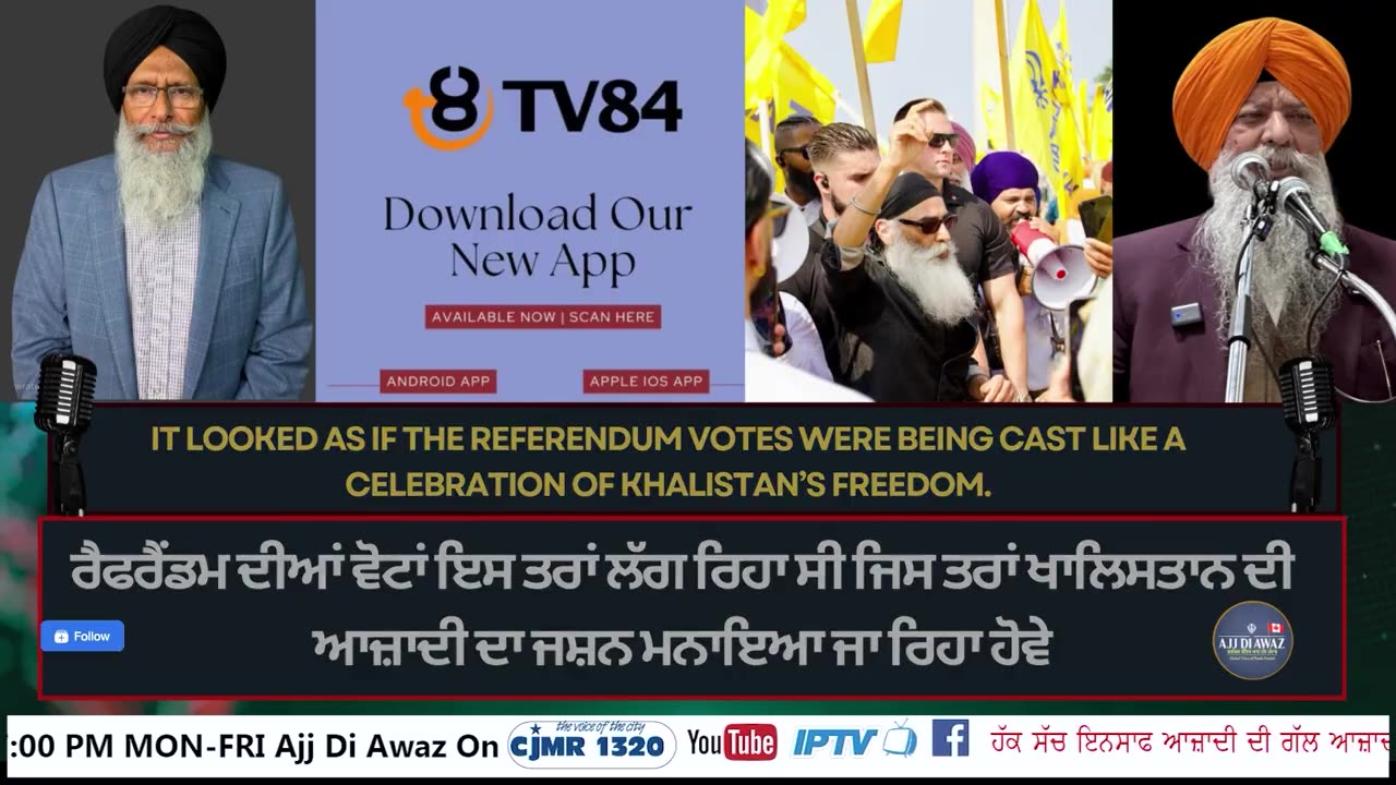 It looked as if the referendum votes were being cast like a celebration of Khalistan’s freedom.