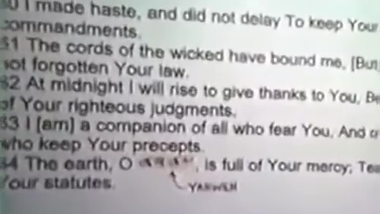 HIS NAME IS YAHWEH _ DR JAMES P WICKSTROM