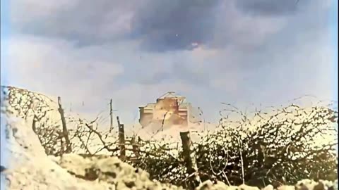 50 - Trench Shadows - WW1 Inspired Trench Music - Colourized Footage