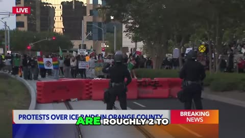ICE Raids Spark VIOLENCE! Protests EXPLODE in Downtown L.A. & Santa Ana!
