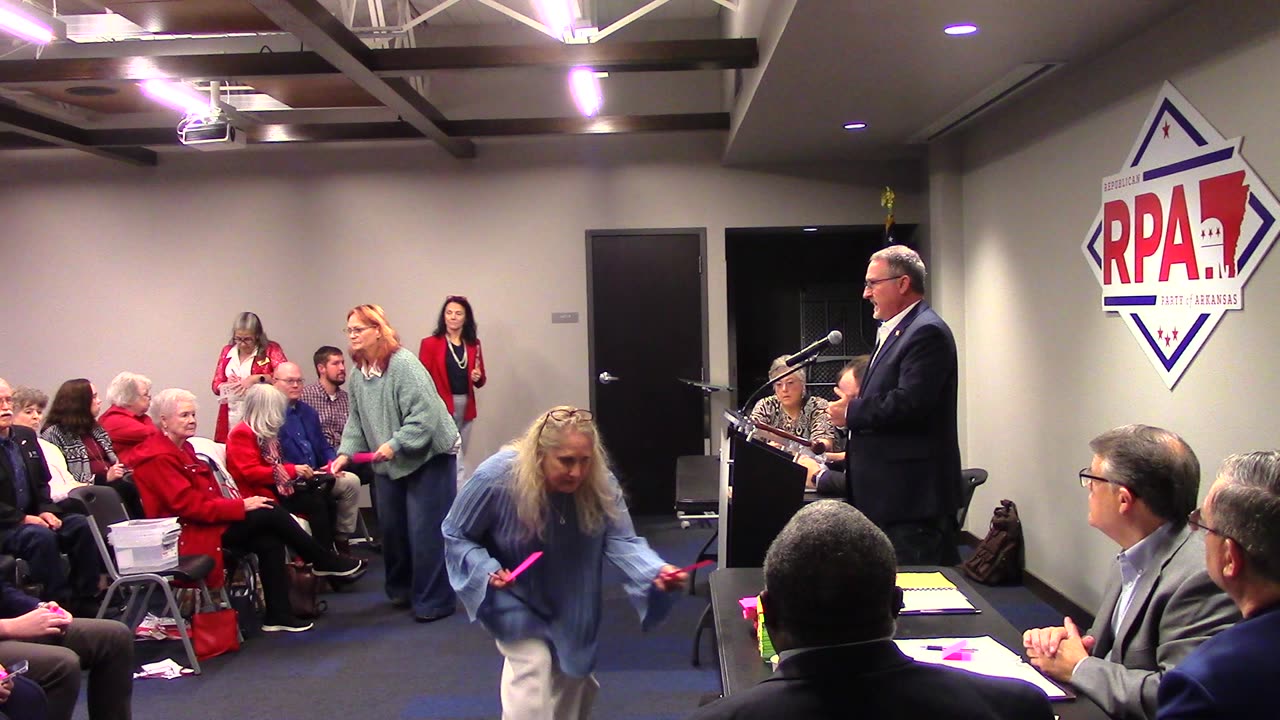 County Chair Reports while ballots are counted 2