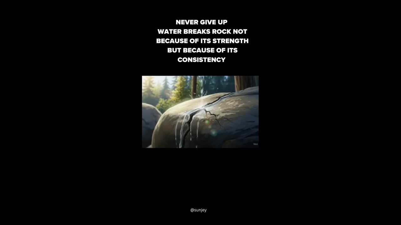 Never give up