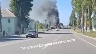 🚚🇷🇺 Ukraine Russia War | Ukrainian Drone Destroys Russian Truck in Vuhlehirsk | RCF