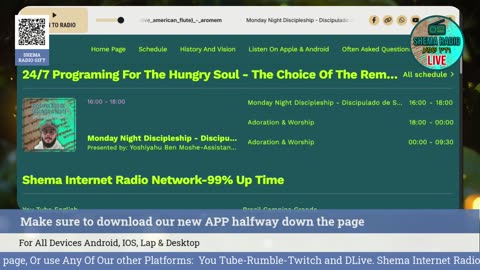 Shema Internet Radio Live Daily Stream
