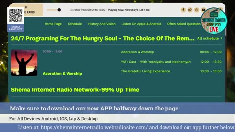 Shema Internet Radio Live Daily Stream
