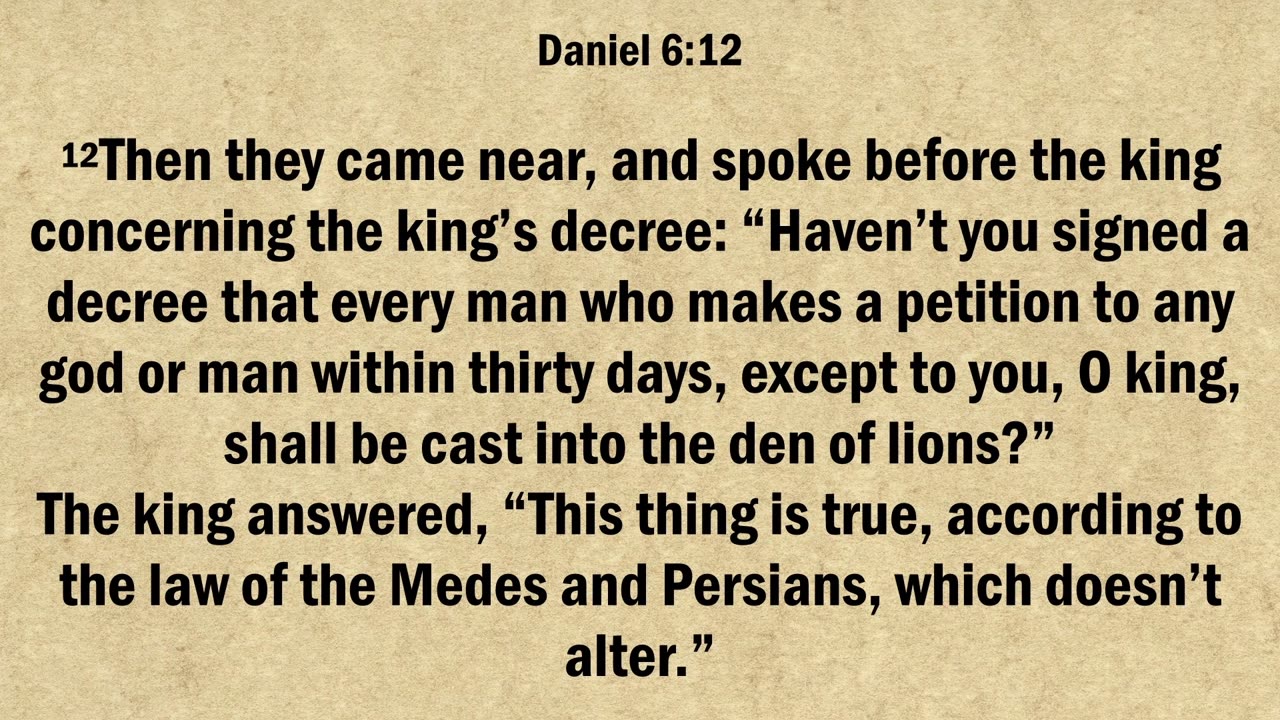 Daniel 6