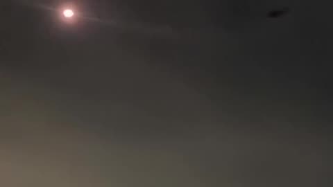 Footage of a Jordanian Apache helicopter intercepting an Iranian missile launched towards Israel.