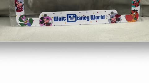 Walt Disney World Mickey Mouse and Friends Metal License Plate Frame # shorts