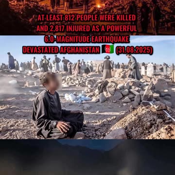 At least 812 people were killed and 2,817 injured as a powerful 6.0-magnitude .