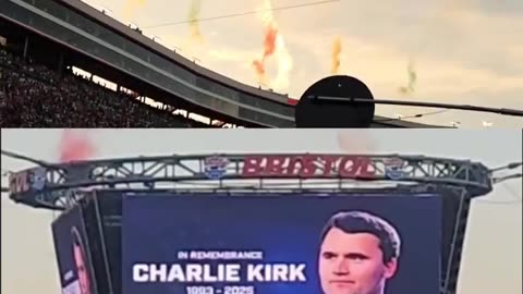 Nascar celebrates Charlie Kirk with epic flyover