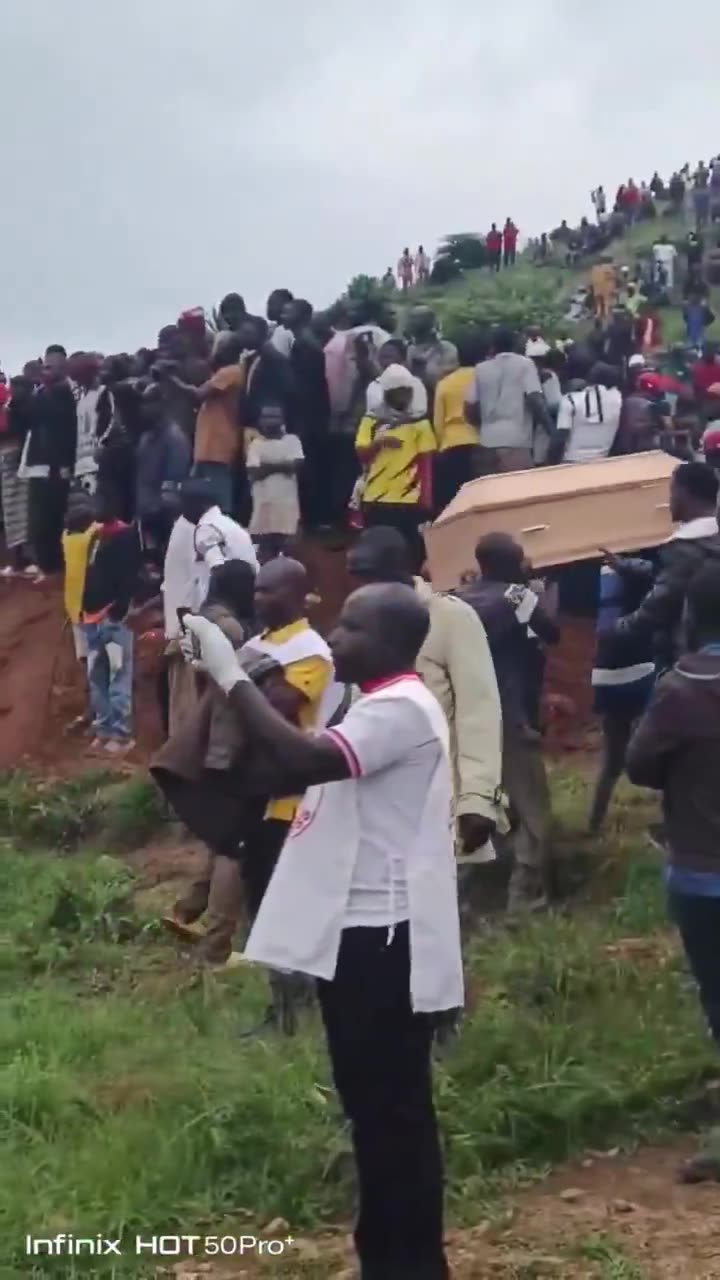 Heartbreaking scenes from the Christian genocide in Nigeria, entire families in coffins