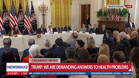 POTUS attended a MAHA event with HHS Sec. Robert F. Kennedy Jr.