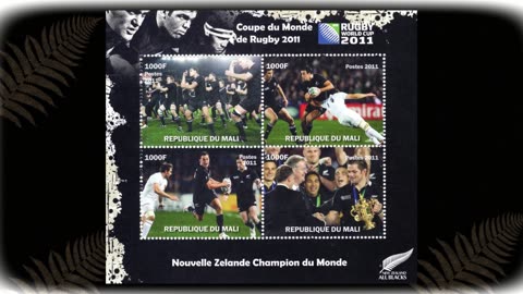 All Blacks on Stamps