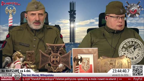 NA WARSZAWĘ za 4 dni. 1.4.2025r. W. Olszański, M. Osadowski Rodacy Kamraci NPTV.pl