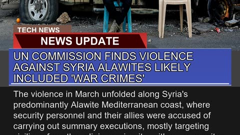 UN Commission Finds Violence Against Syria Alawite