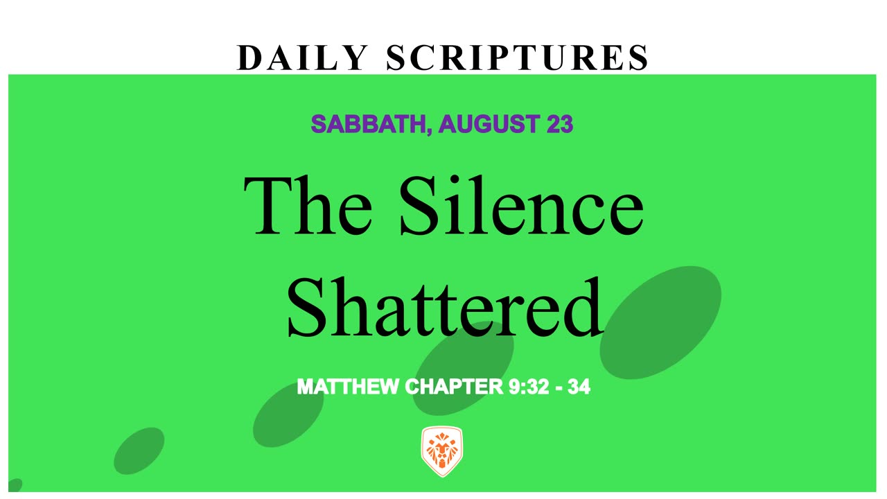 The Silence Shattered