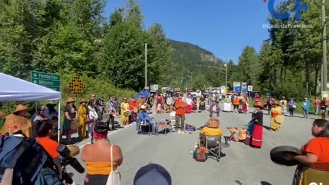 Joffes Lake Blocked by Natives