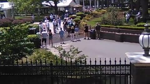 Delaware Park horse racing day