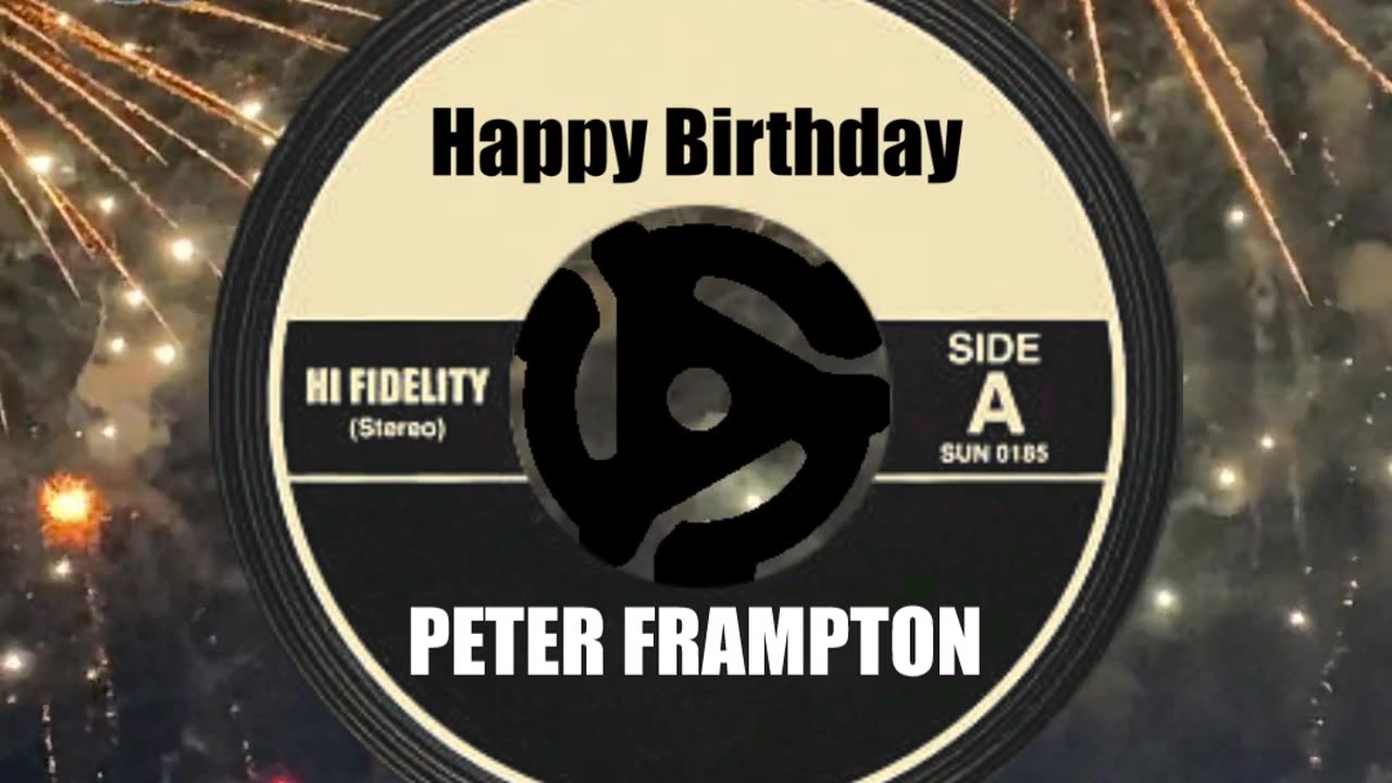 HAPPY BIRTHDAY to PETER FRAMPTON!