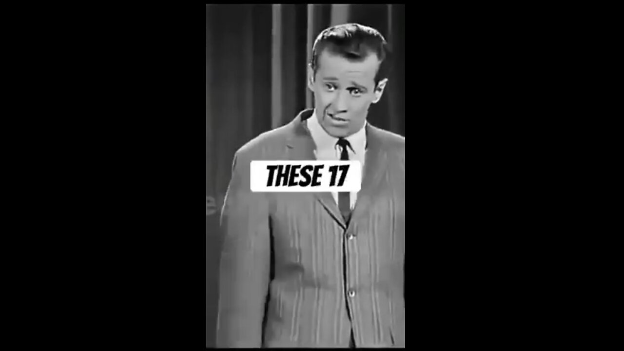 'The List' a classic George Carlin Skit