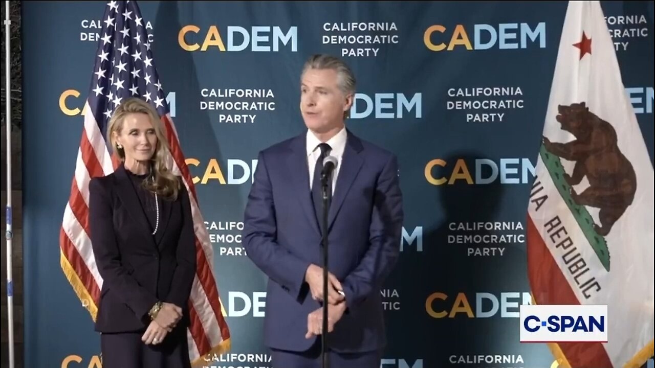 Gavin Newsom Celebrates Prop 50 Passing By Attacking Trump